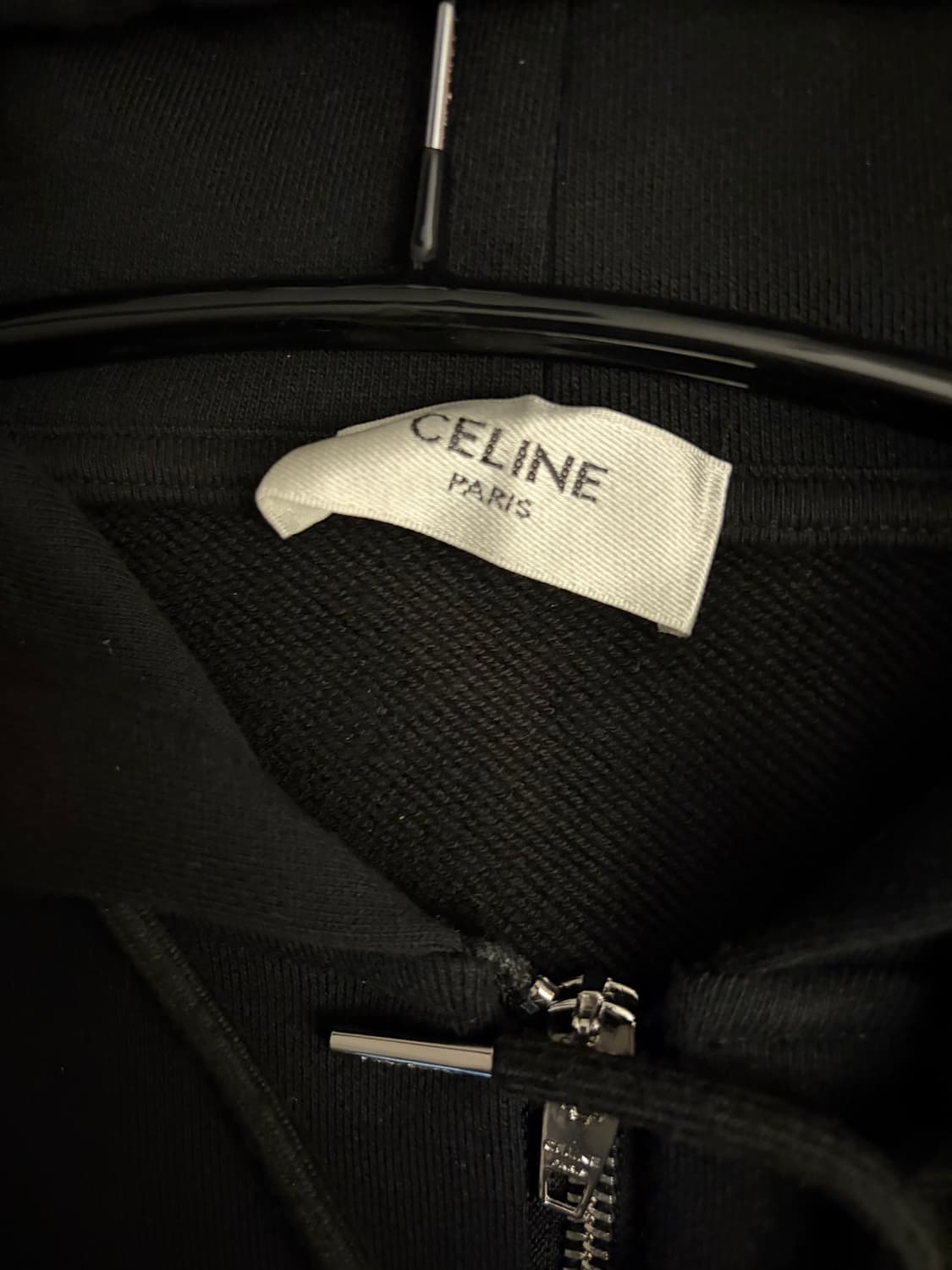 셀린느 코튼 플리스 루즈 후드 집업 상품이미지5