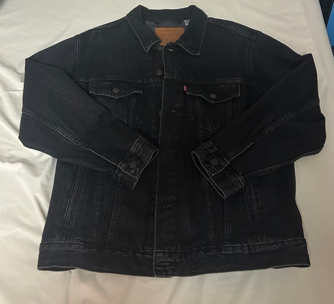 [m]리바이스 타입3 트러커 프리미엄 라인 흑청 자켓 상품이미지1