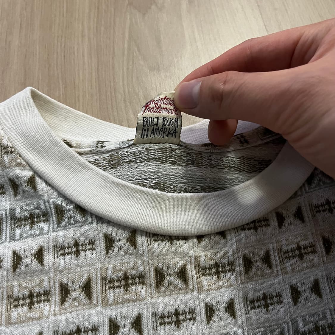 [XL] 90s 빈티지 올드 스투시 니트 반팔 티셔츠 상품이미지3