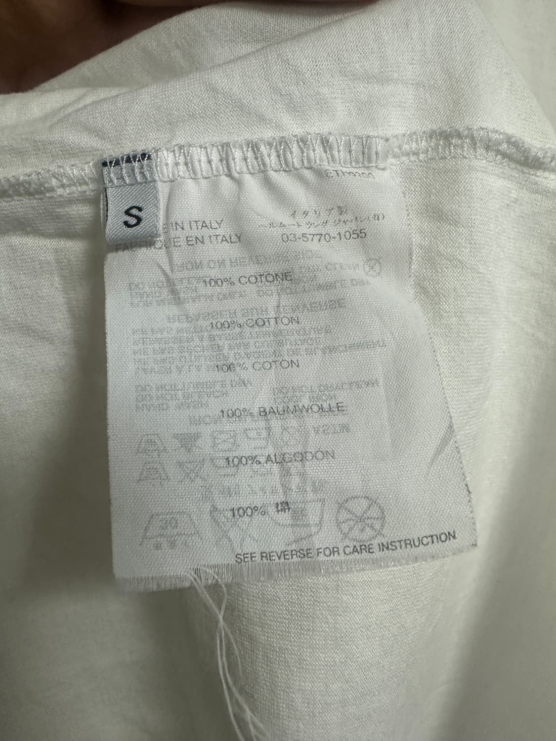 헬무트랭 로프 티셔츠 상품이미지4