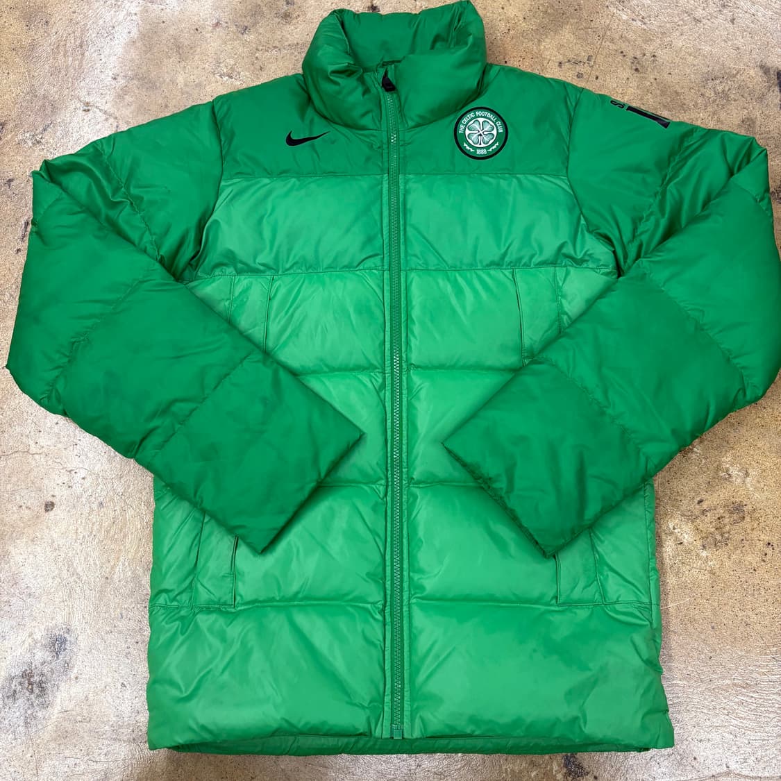 [정품/85,xs] 나이키 셀틱 FC 그린 패딩 점퍼 b18 상품이미지2