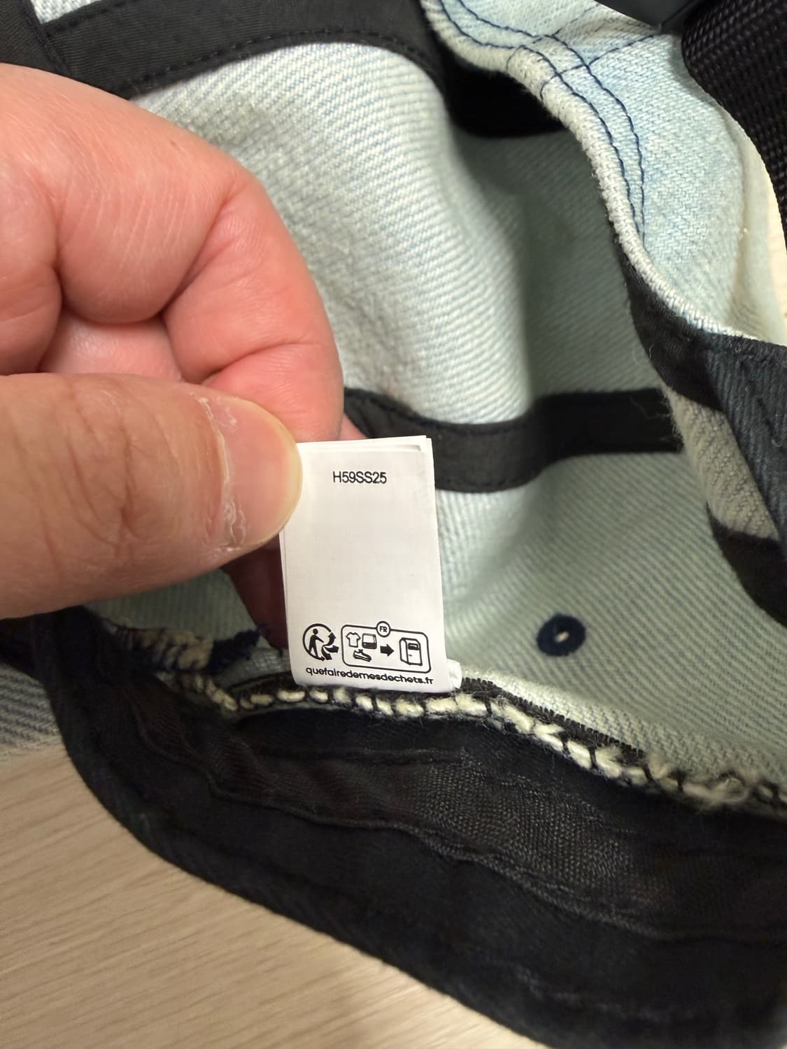 25SS 슈프림 데님 캠프캡 라이트 워시드 인디고   상품이미지7