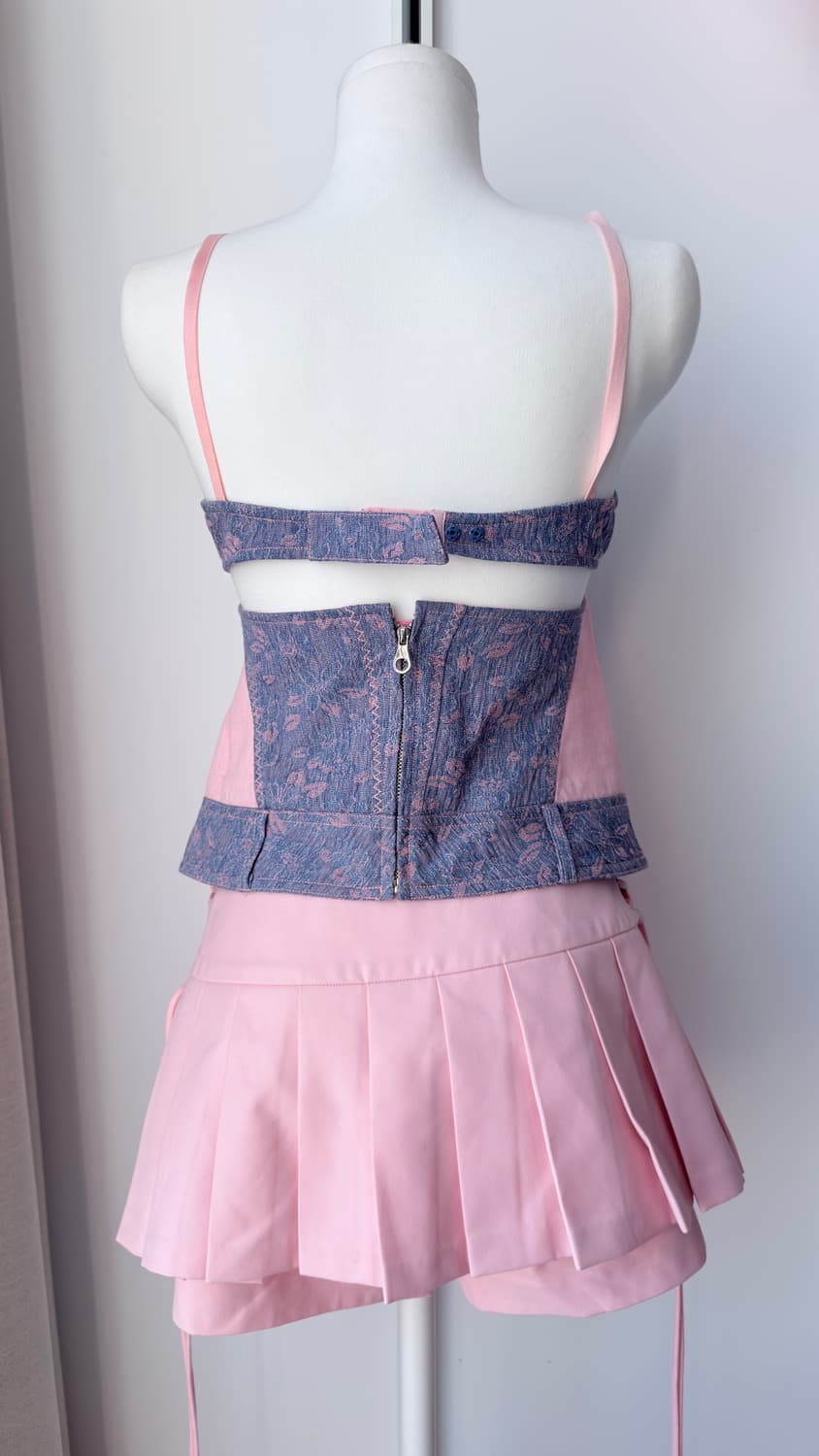 서쿠키 버듀 솔리드 탑 (+스커트팬츠 핑크 m) 상품이미지7