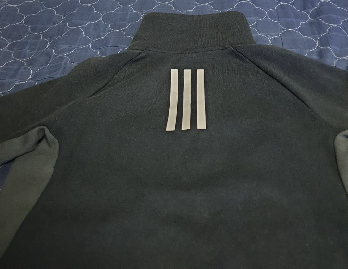 아디다스 스포츠 짚업 져지 블랙 (S) 상품이미지3