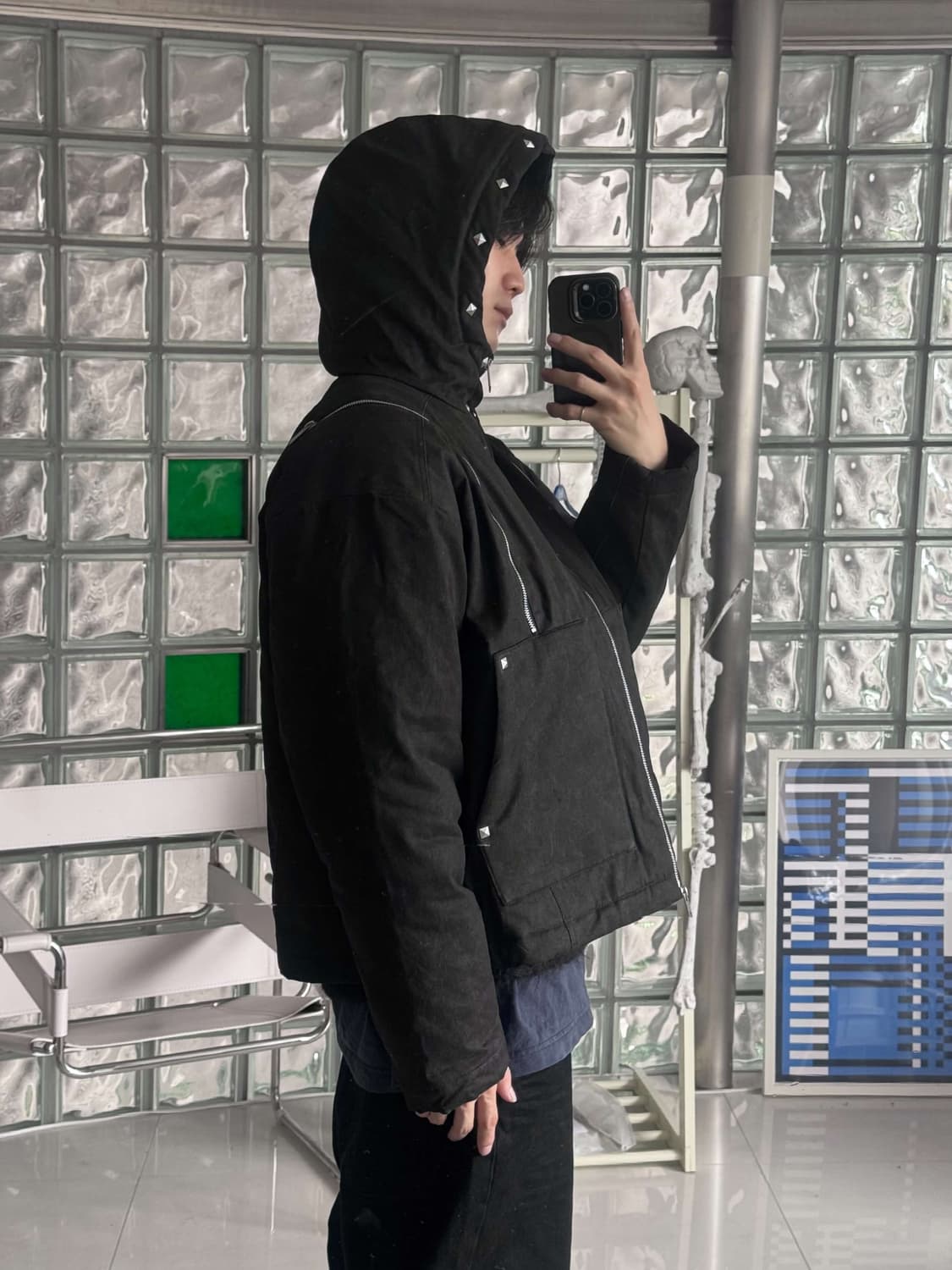 Stud Form Padded Jacket 스터드 폼 패디드 자켓 상품이미지3