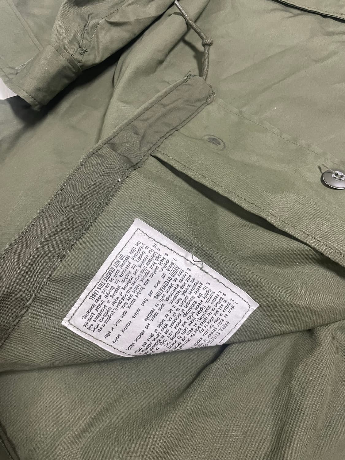 미사용 m65 피쉬테일 오리지널 라지 새상품 상품이미지7