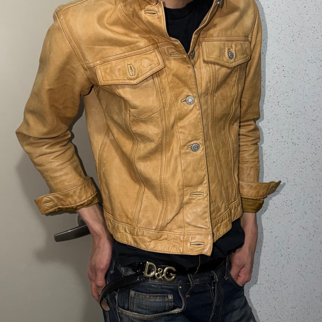 돌체앤가바나 페이던트 레더 벨트 상품이미지2