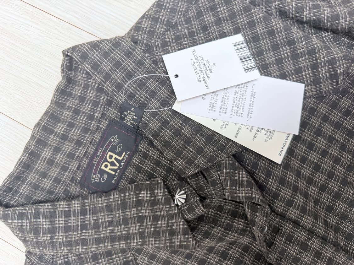RRL 슬림핏 데님 웨스턴 셔츠 상품이미지2