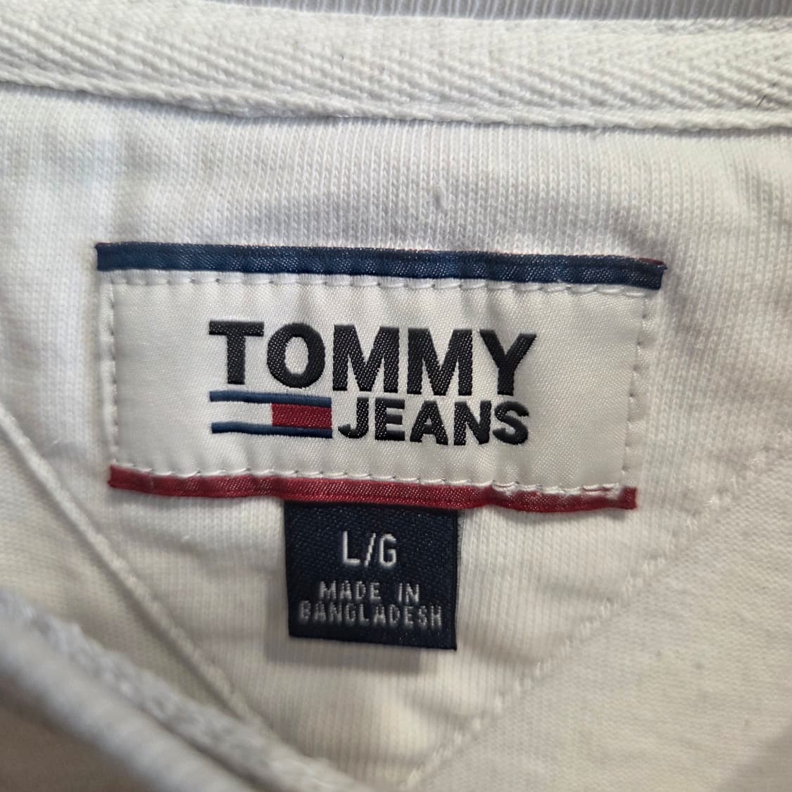 타미진스 화이트 긴팔 티셔츠 L 상품이미지2