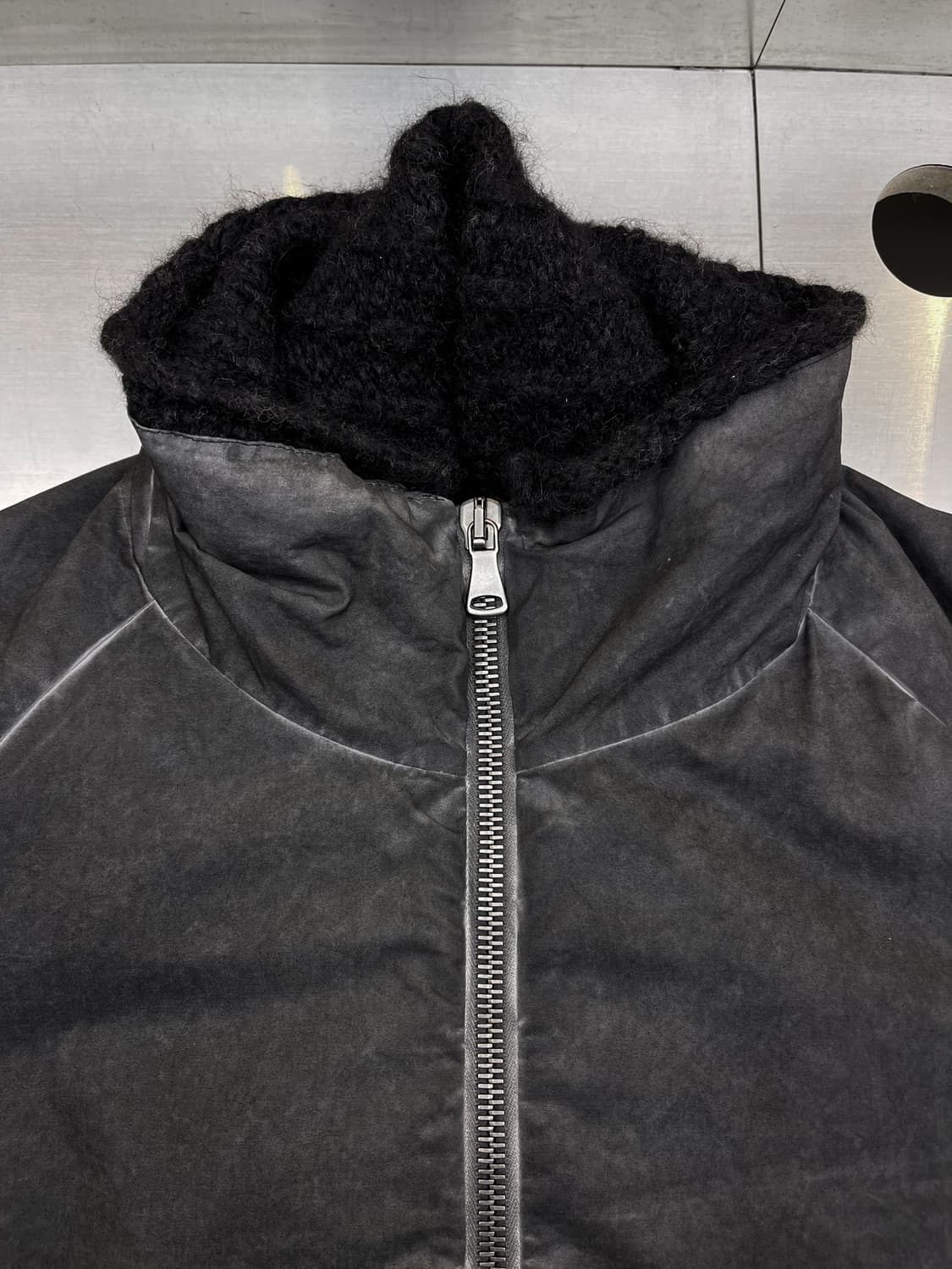 트랜짓 20fw 코티드 알파카 자켓 상품이미지5