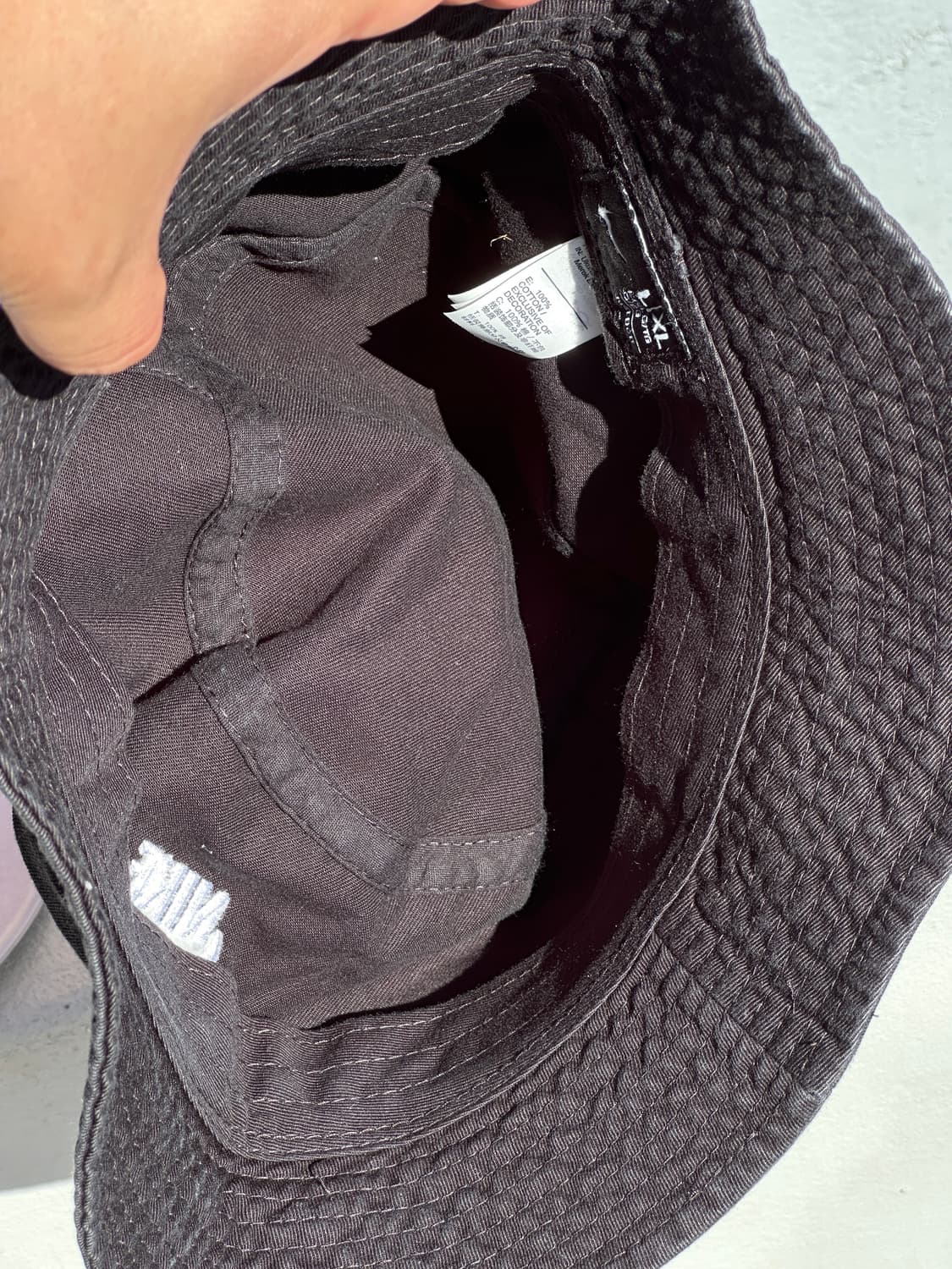 [L-XL] NIKE 로고 블랙 버킷햇 모자 상품이미지5