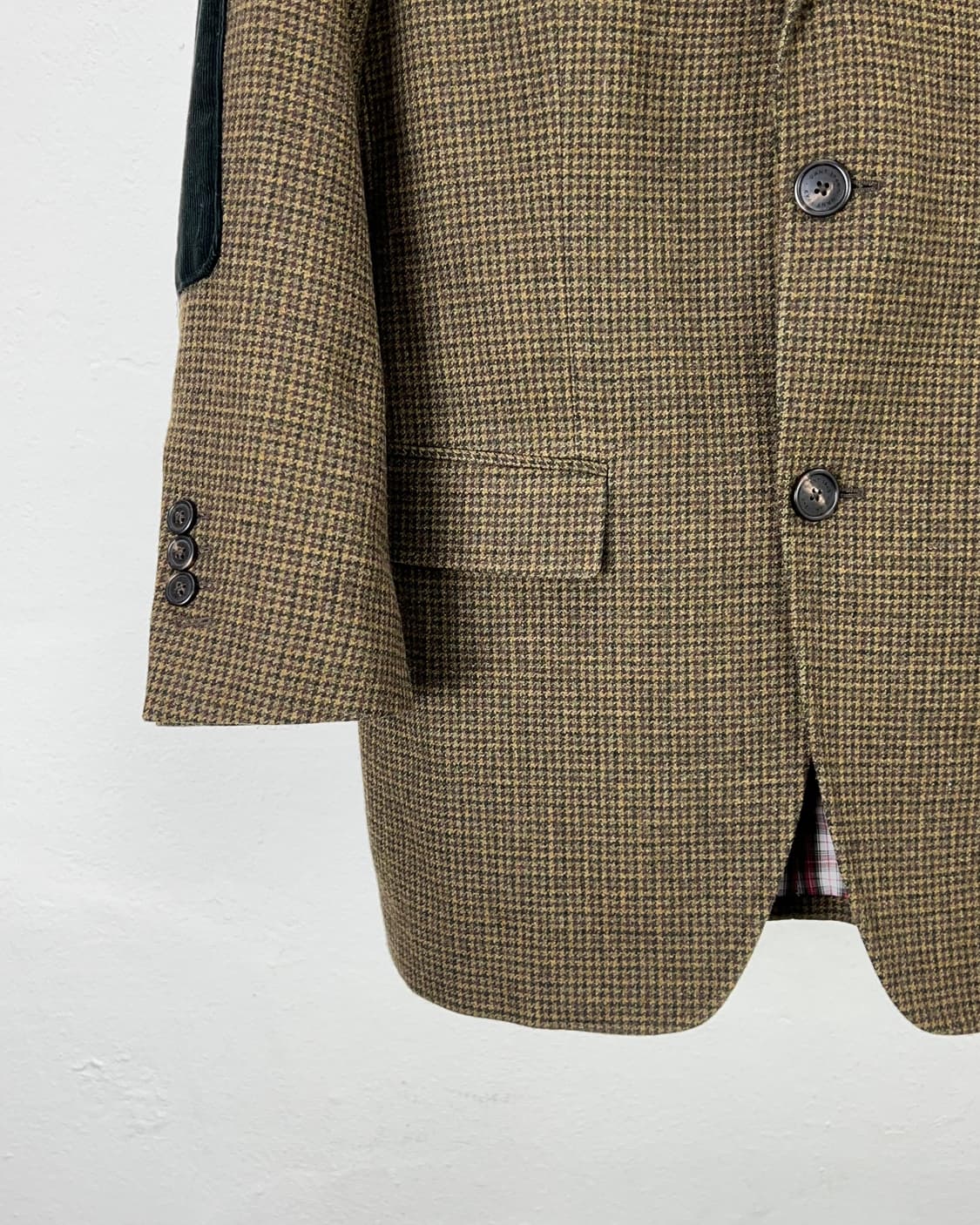 간트 해링본 브레스티드 트위드 2b 클래식 블레이저 상품이미지4