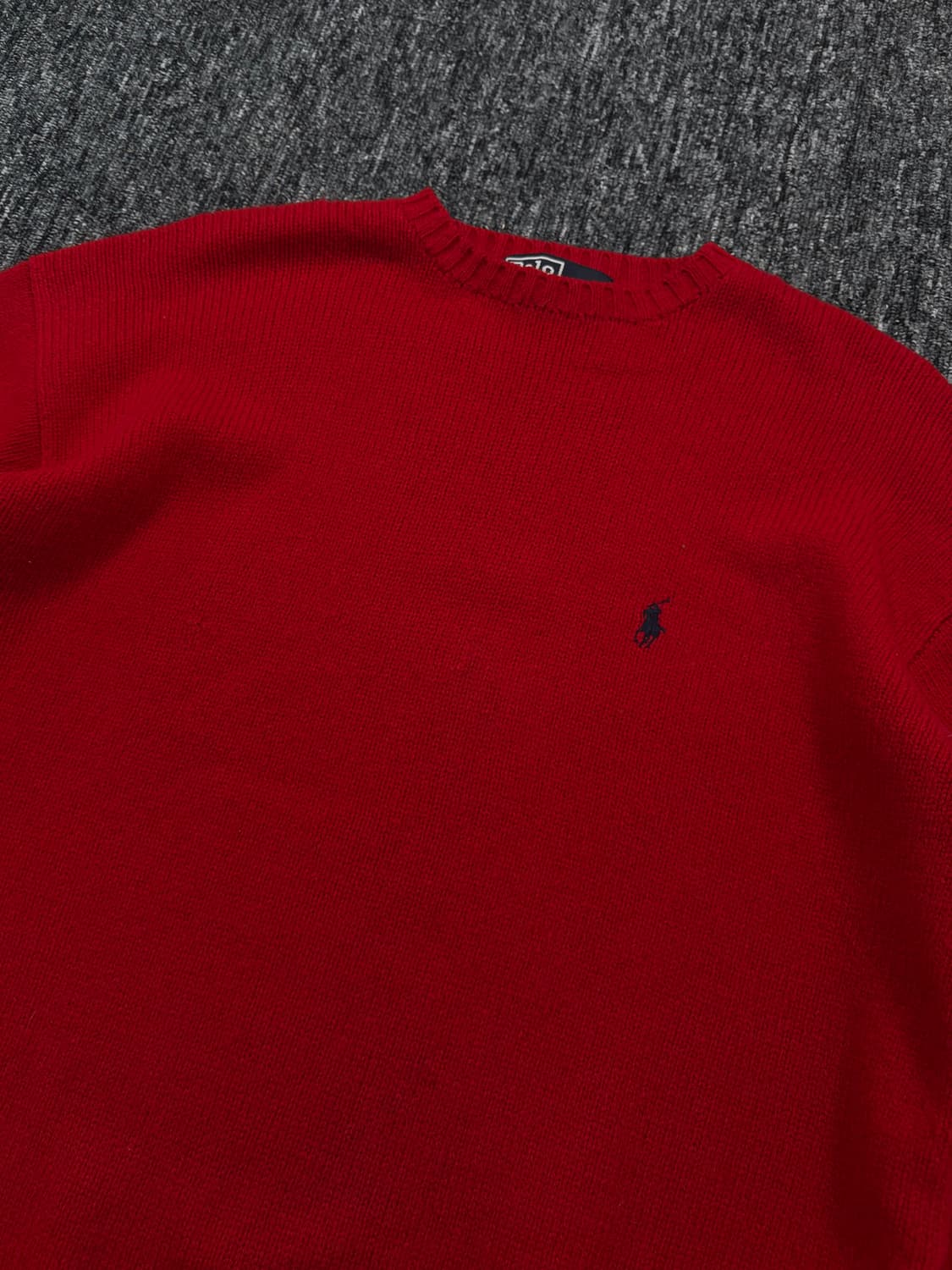 폴로 레드 램스울 니트 상품이미지4