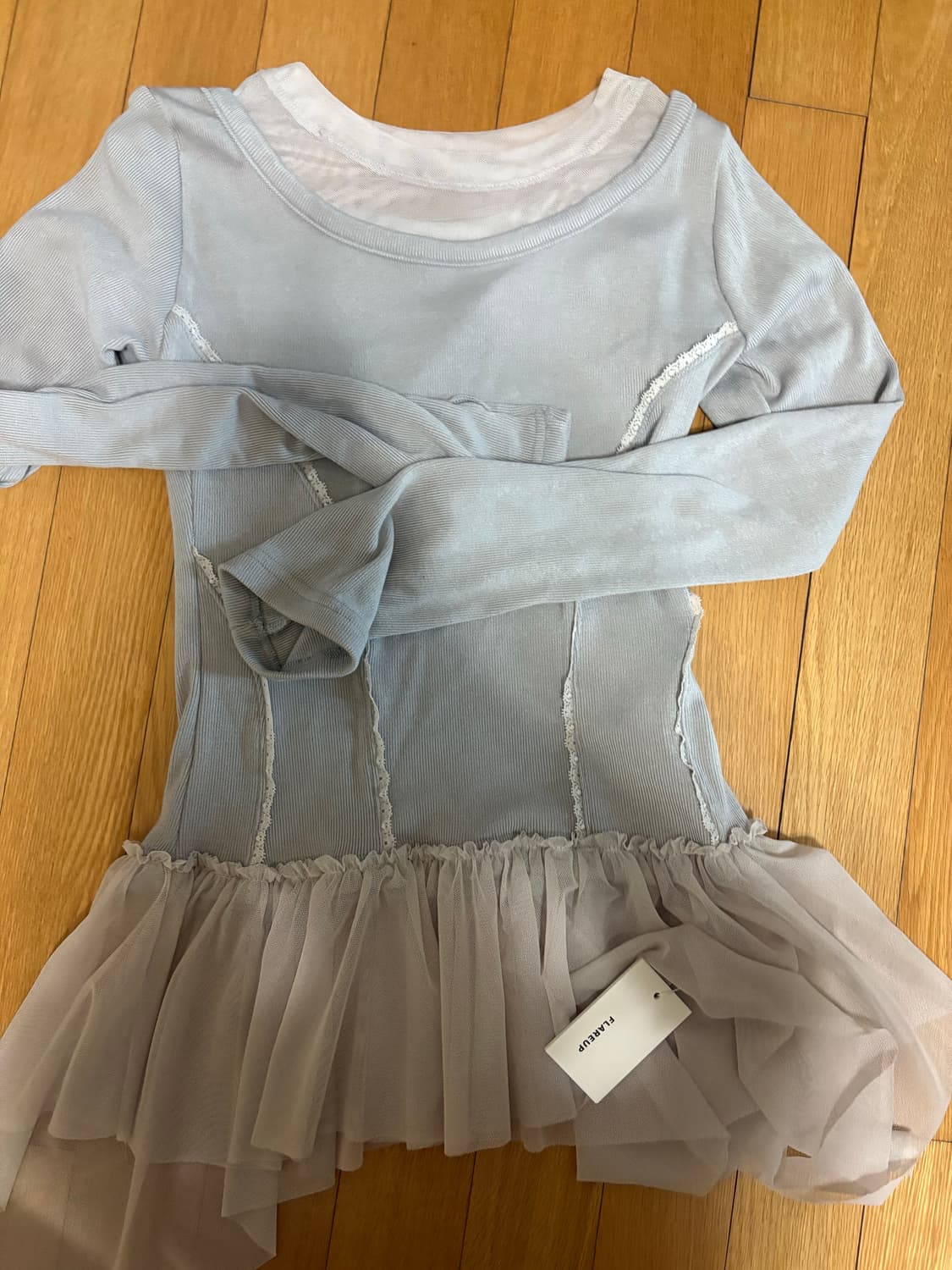 Flareup 플레어업 레이어드 레이스 프릴 롱 슬리브 상품이미지3