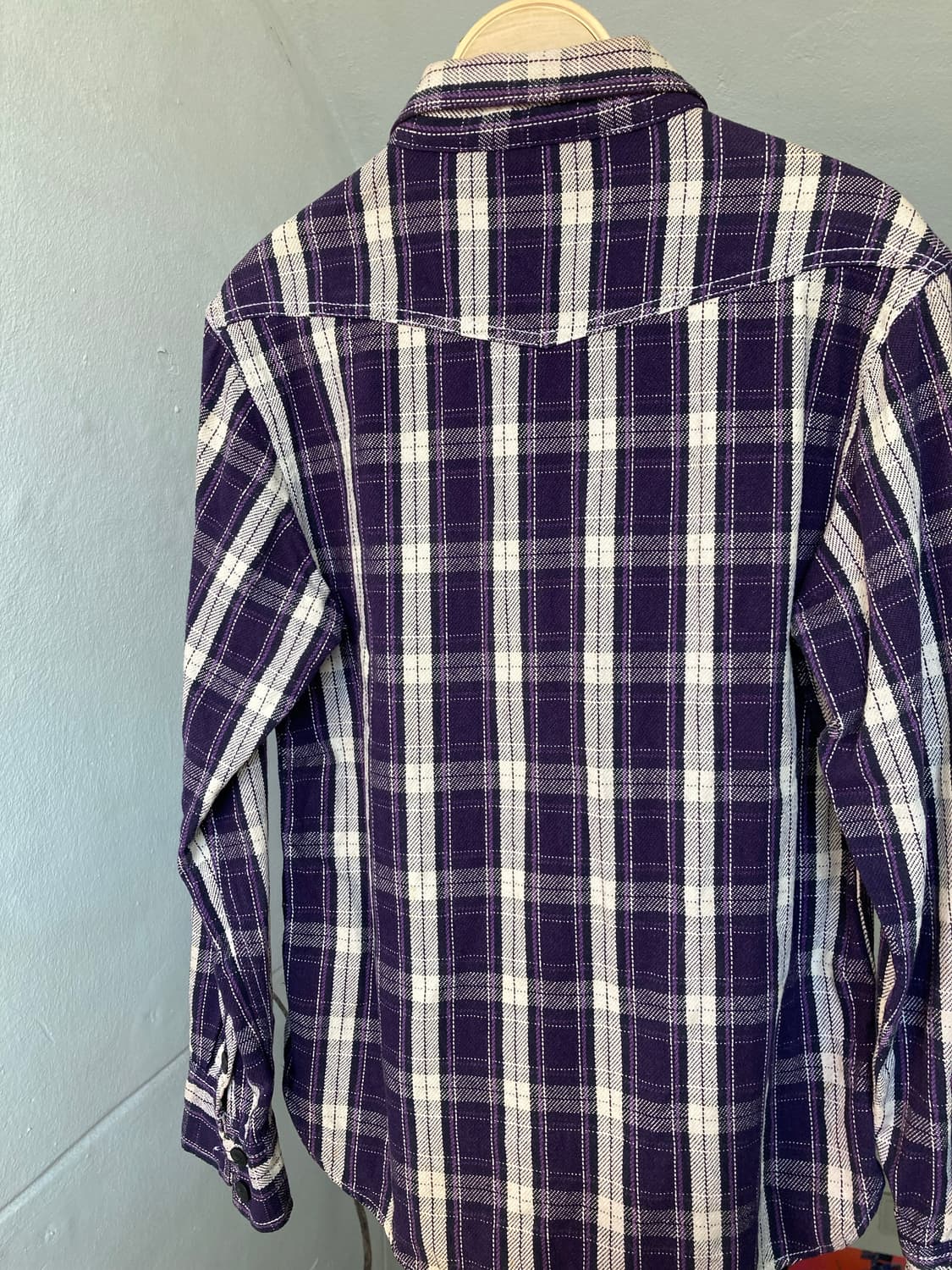 USA 웨스턴 체크 셔츠 상품이미지6