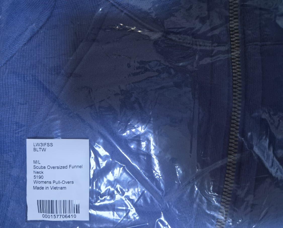 (새상품) 룰루레몬 스쿠바 오버사이즈 퍼넬넥 하프집업 상품이미지6