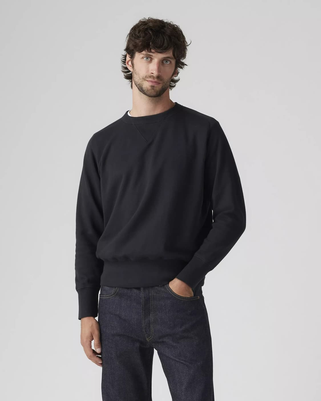 리바이스 LVC 1940's 베이 메도우 스웨트셔츠 젯 블랙 M 상품이미지9