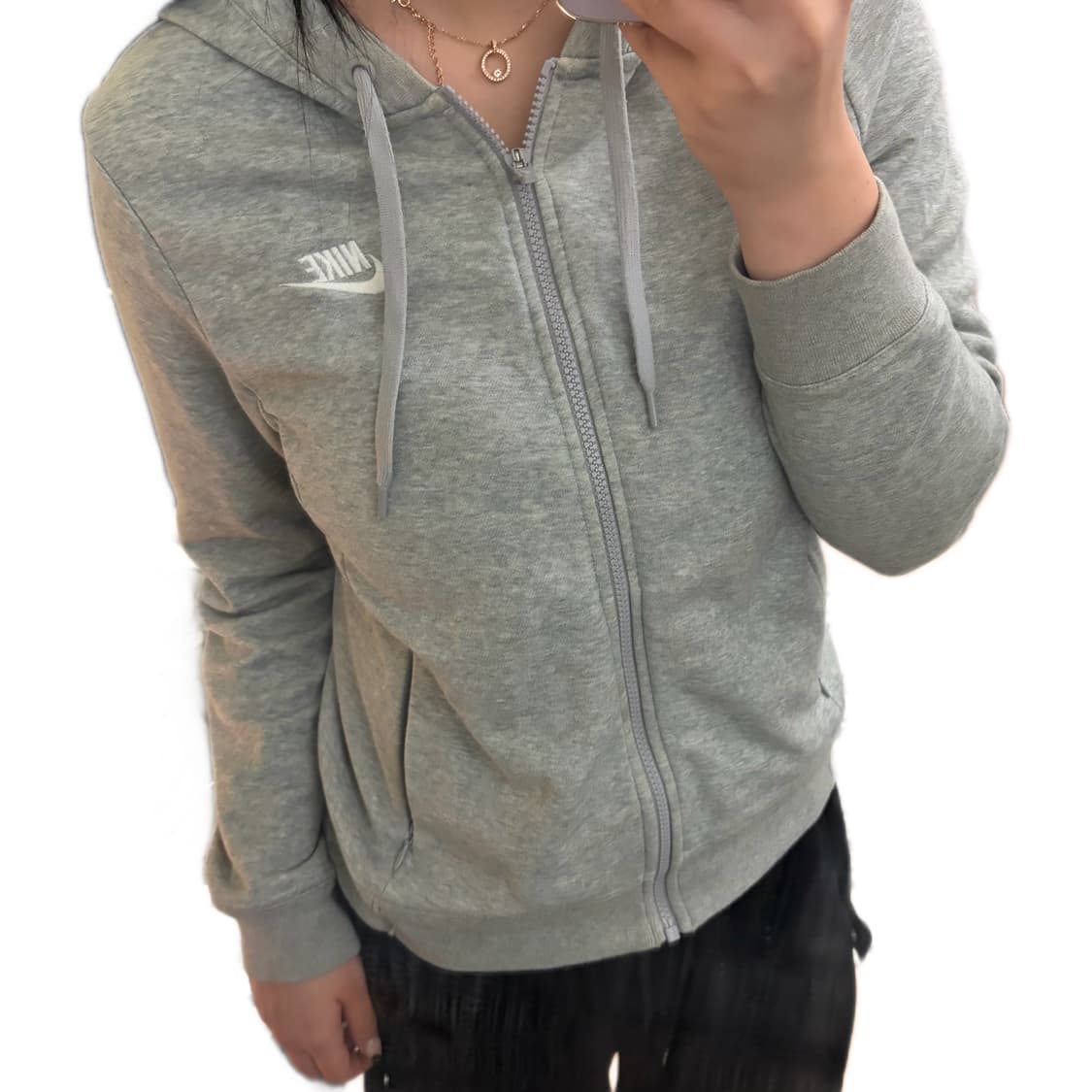 🩶나이키 스몰로고 그레이 후드집업🩶 상품이미지1