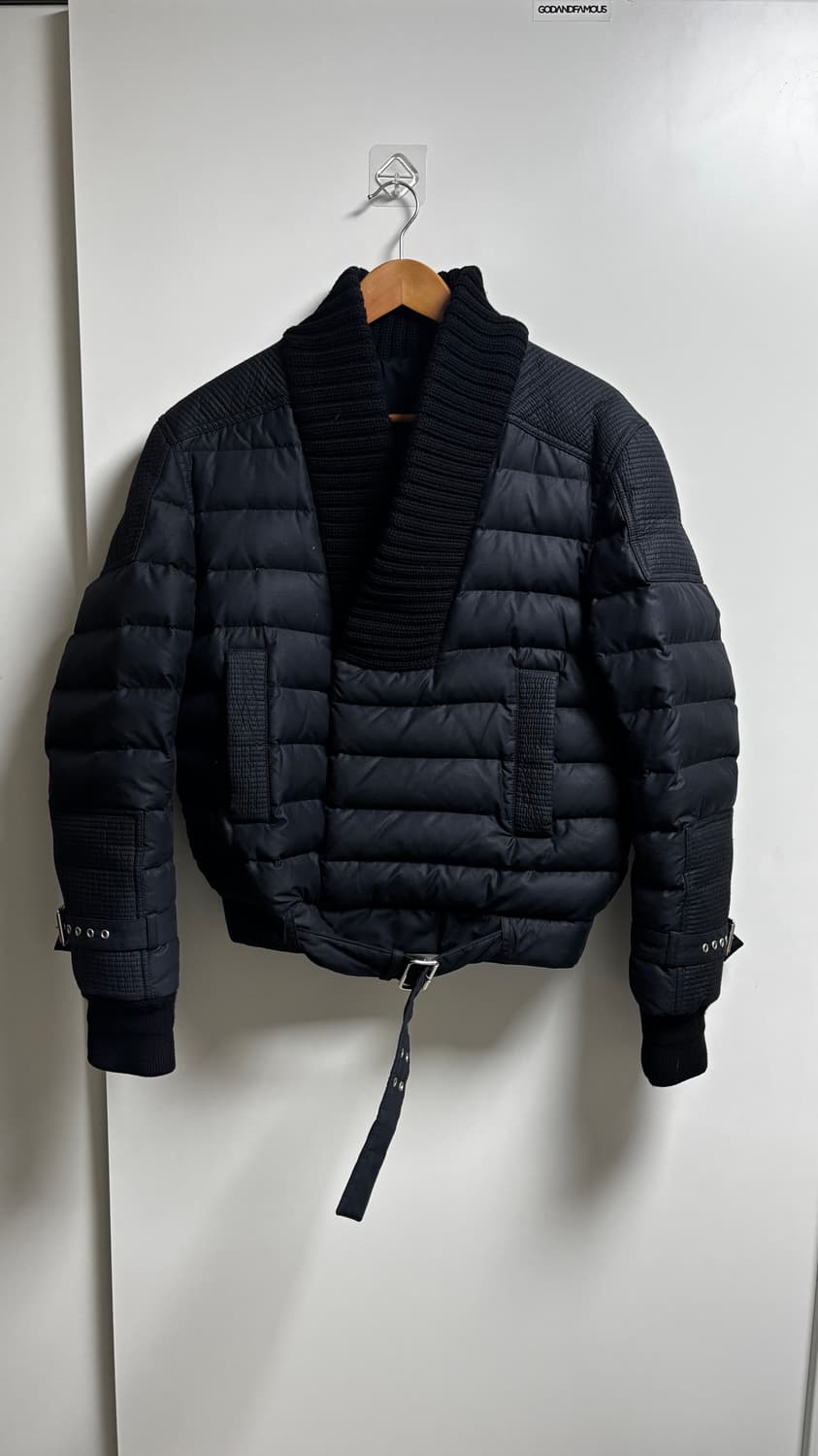 발망 14fw 바이커 니트 카라 패딩 봄버 s사이즈 상품이미지1