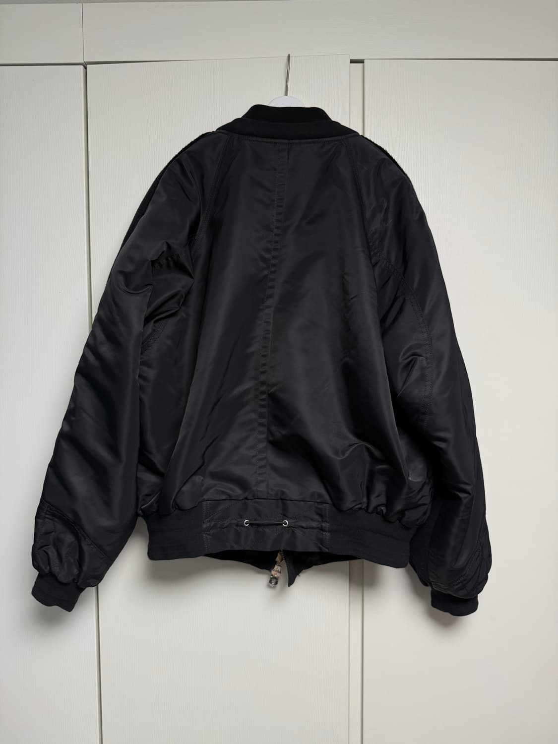 [44] 솔로이스트 이중봄버 검검 에크루 상품이미지5