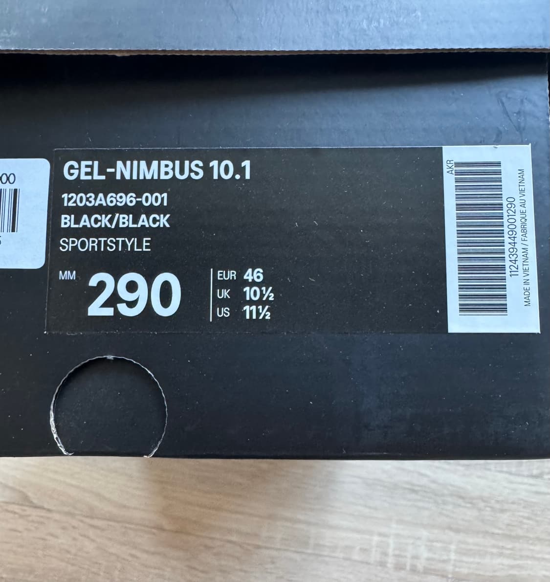 [290]아식스 x 헤이븐 젤 님버스 10.1 블랙 상품이미지4