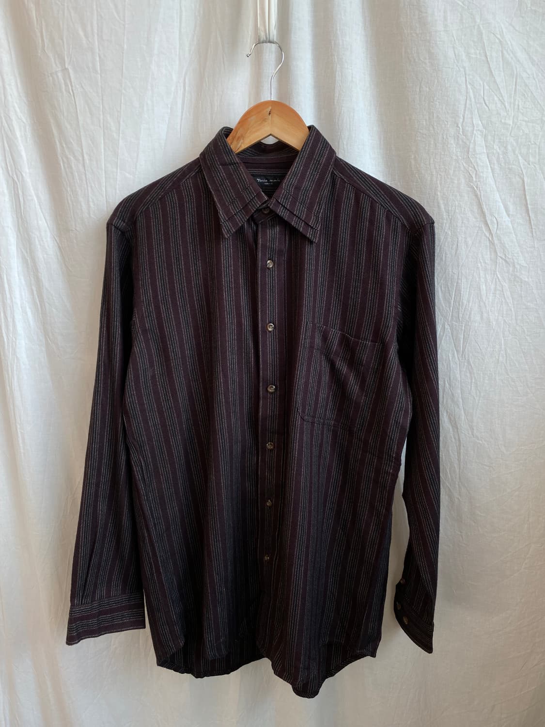 VARIO MODA 자주패턴 더블깃 셔츠(MEN L) 상품이미지1