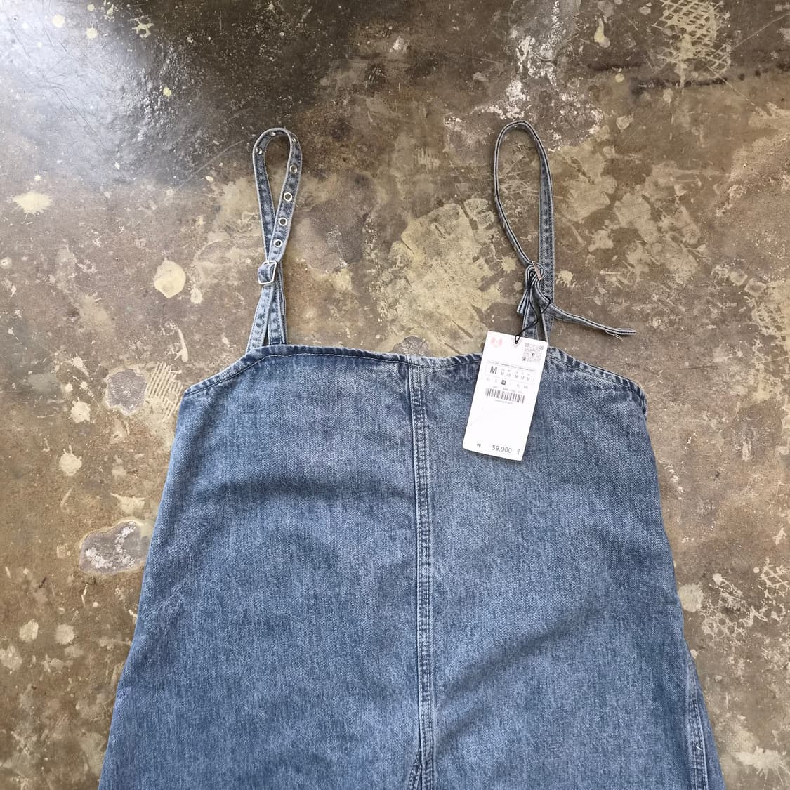 M) 새제품 ZARA 자라 데님 원피스 청원피스 상품이미지4