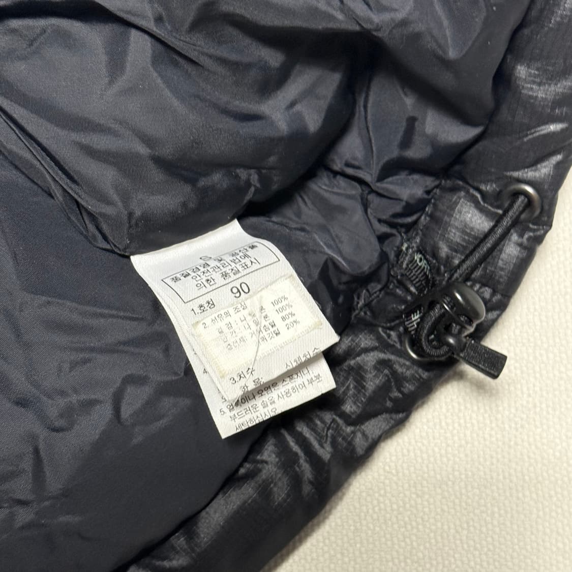 90 노스페이스 눕시 700 구스다운 패딩 베스트 상품이미지5