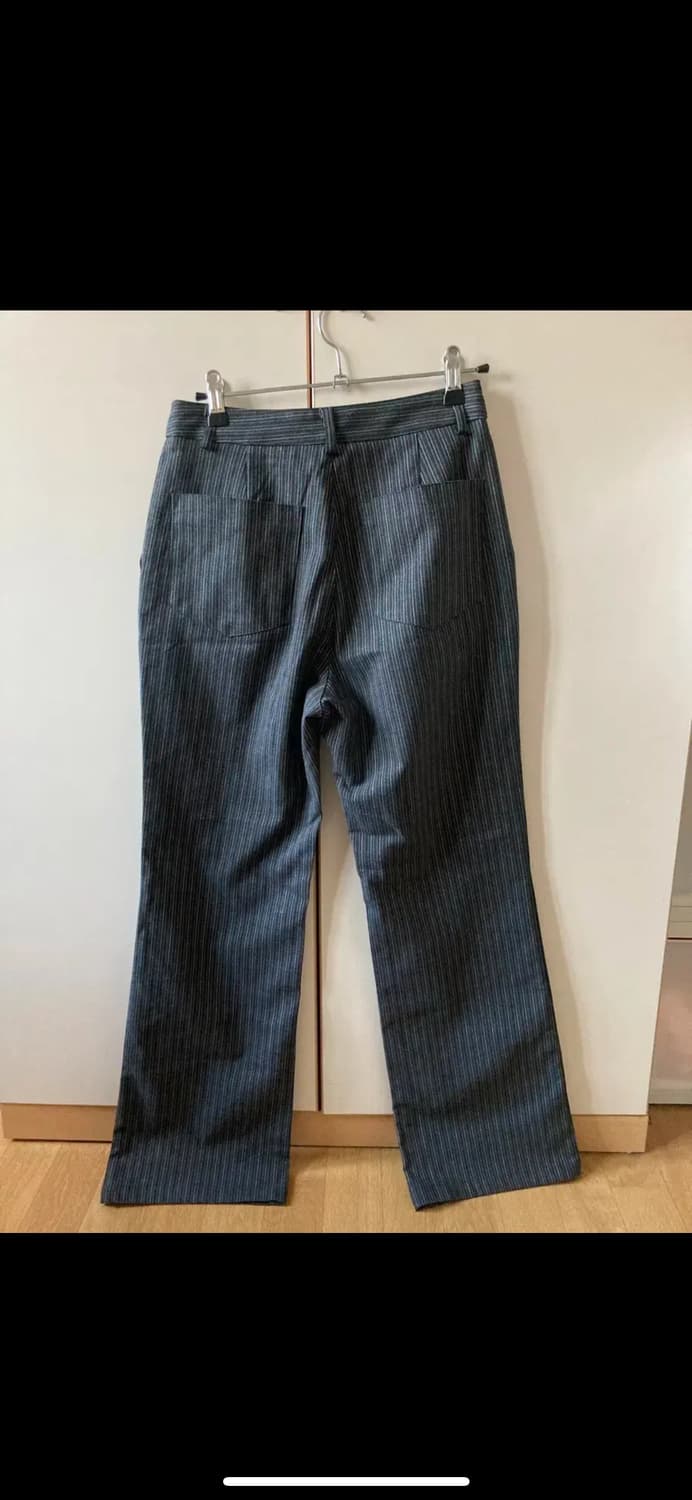엔조블루스 스트라이프 부츠컷 팬츠(실사) 상품이미지7