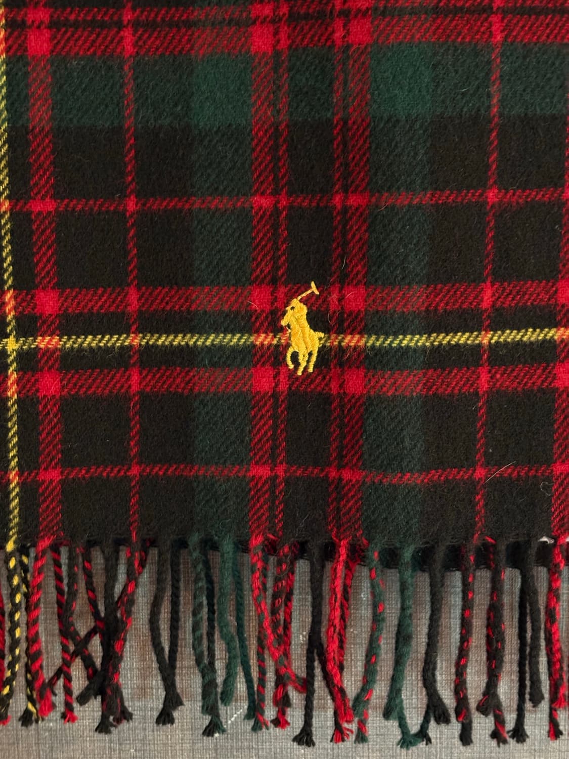 폴로 랄프로렌 체크 머플러 상품이미지4