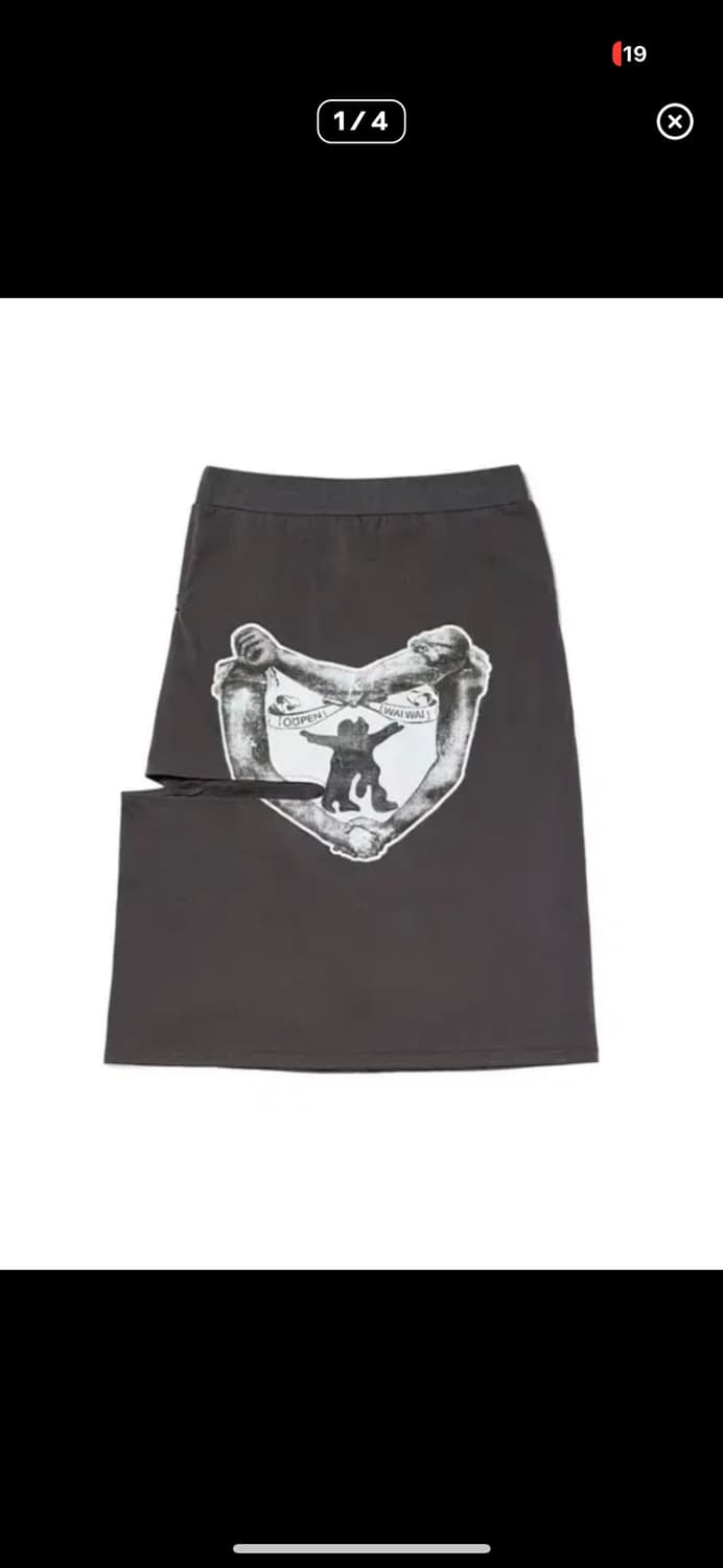 오픈와이와이 컷아웃 스커트 상품이미지1