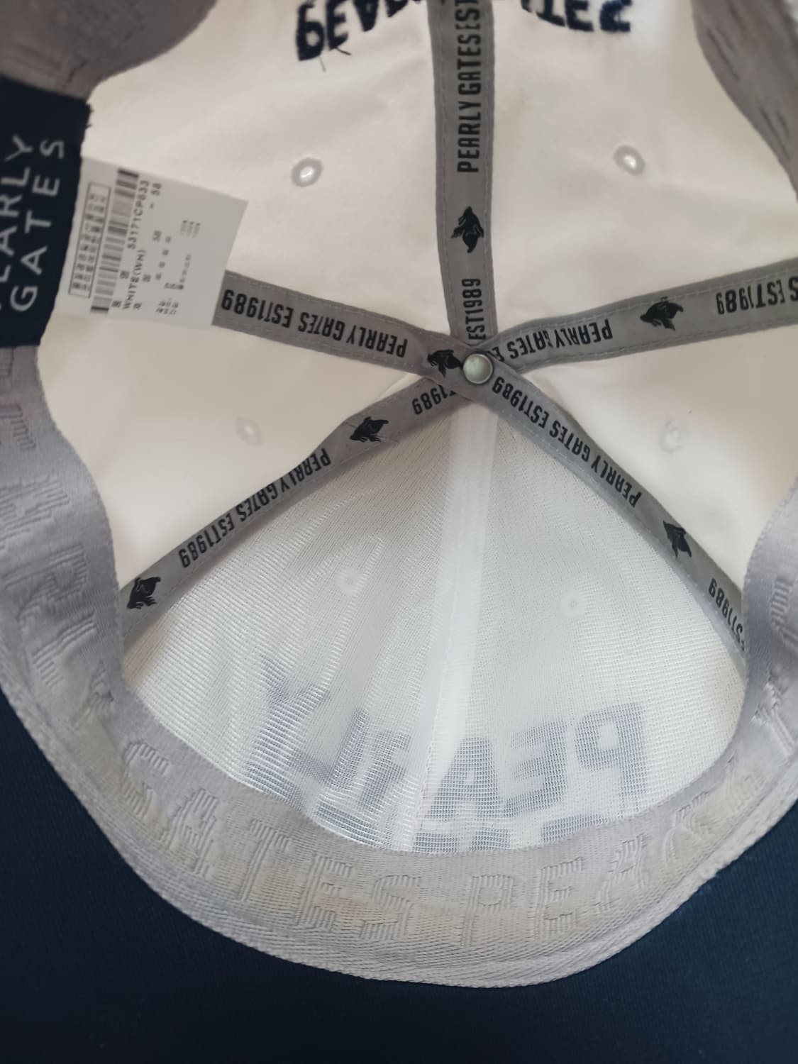 [58] 파리게이츠 투어 골프 볼캡 야구 모자 화이트 상품이미지5