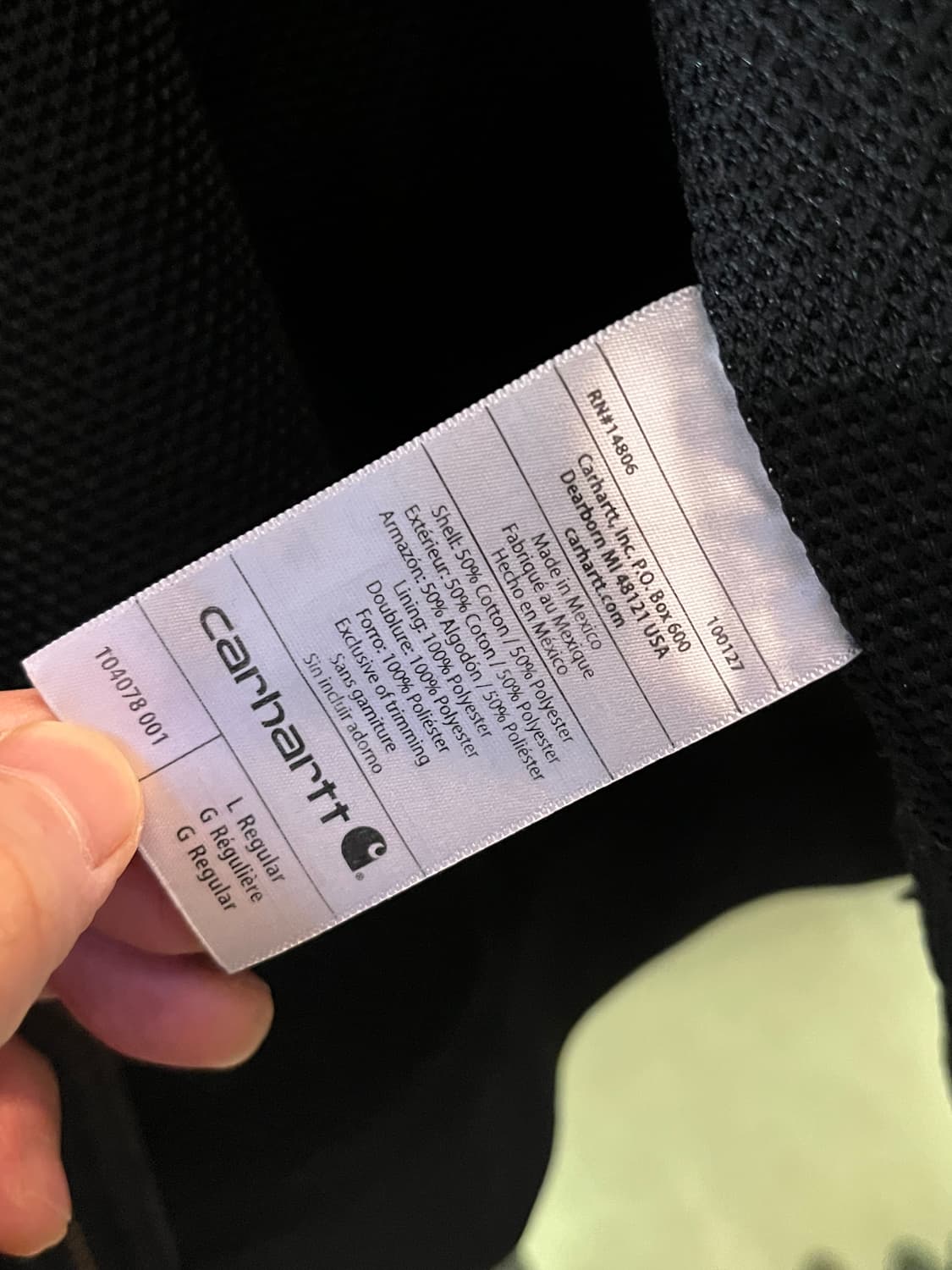 Carhartt 칼하트 써멀 후드 집업 L 상품이미지6