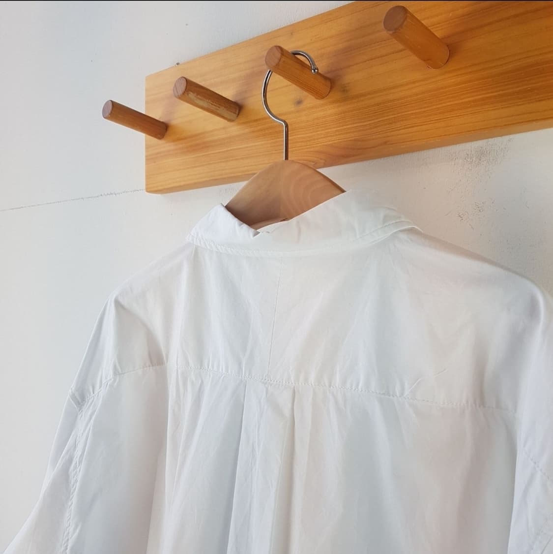 차오패닉 빅 실루엣 와셔 코튼 브로드 셔츠 상품이미지6