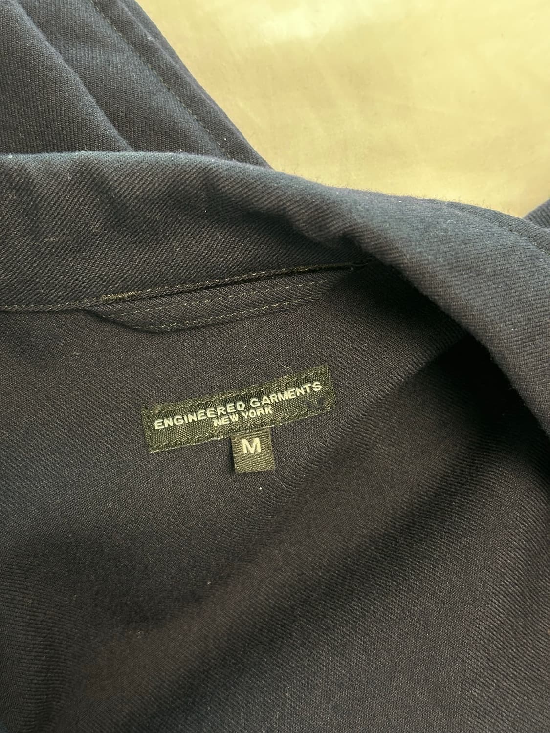 엔지니어드가먼츠 뉴베드포드 울서지 다크네이비 상품이미지3