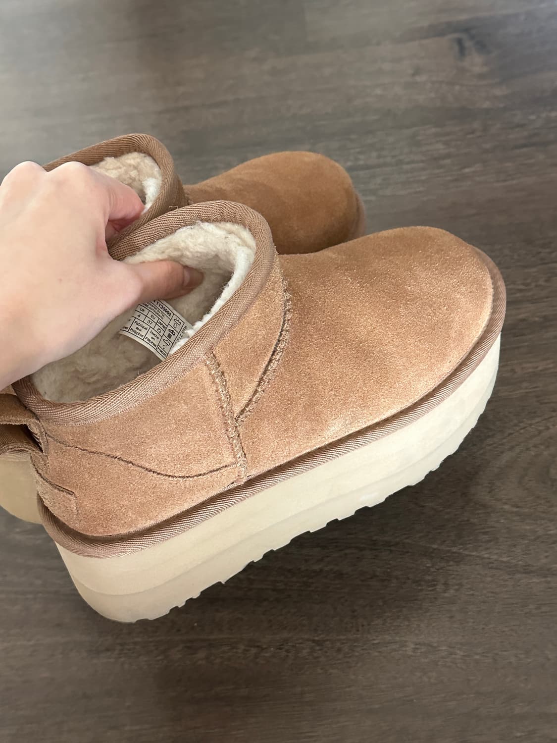 <정품> UGG 미국 어그 울트라 미니 플랫폼 체스트넛 230 US6W  상품이미지2