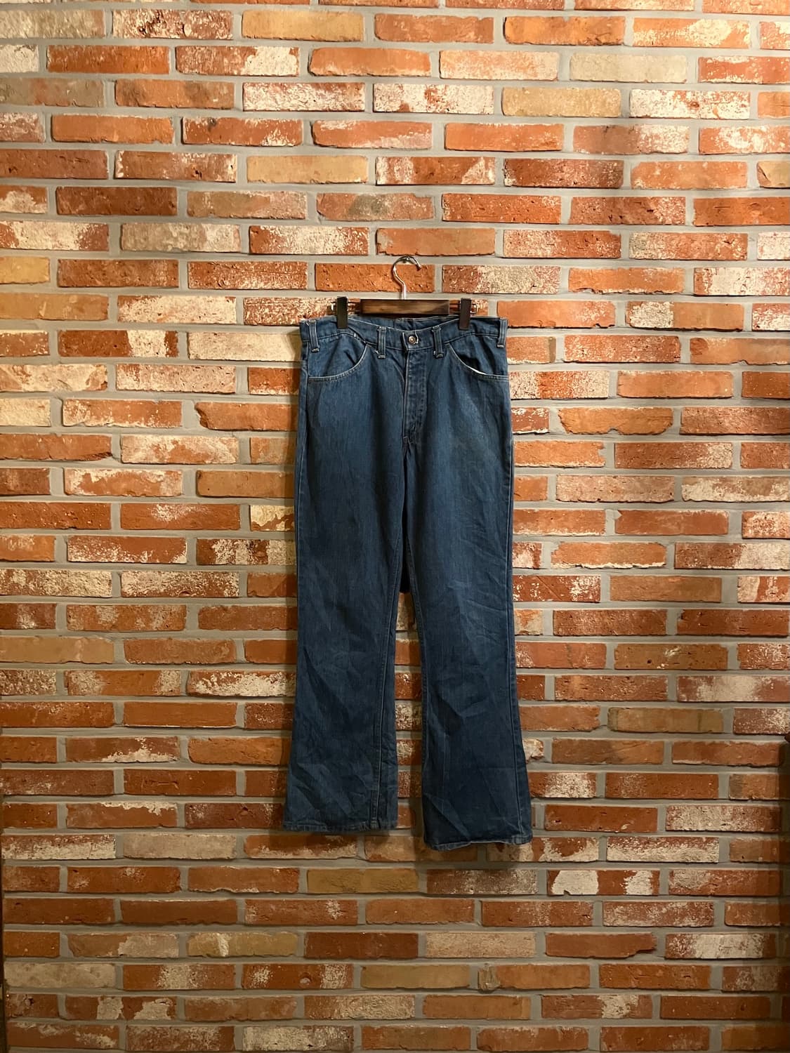 70s USA 빈티지 리바이스 646 벨바텀 부츠컷 데님 팬츠 상품이미지1