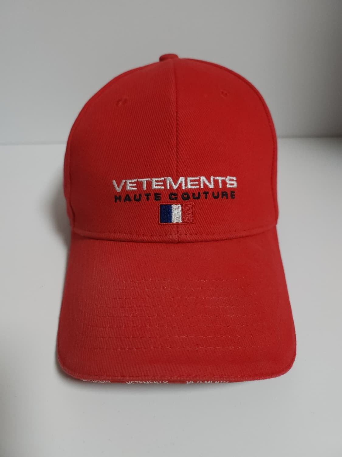 OS 베트멍 레드 오뜨꾸띄르 자수 볼캡 모자 V0921 상품이미지2