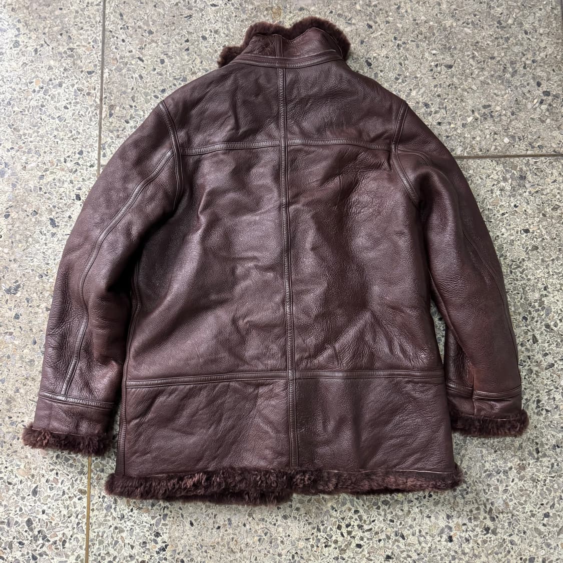 [XL] 빈티지 B7 무스탕 무통 자켓 상품이미지4