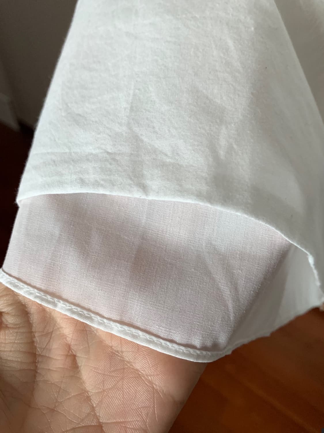 비애브선트마인디드 화이트 반팔 롱원피스 상품이미지8