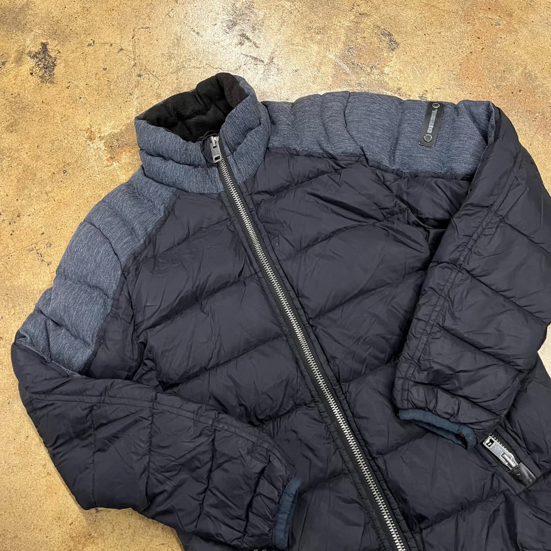 [정품/S] 디젤 패딩 점퍼 네이비 b15 상품이미지1