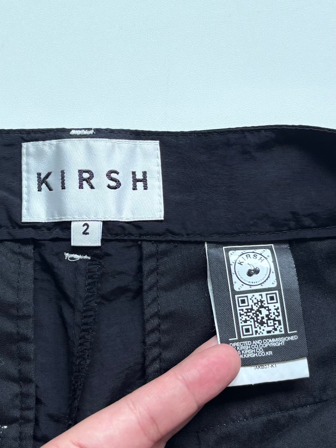 Kirsh 키르시 블랙 트랙팬츠  상품이미지10