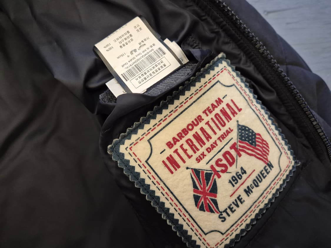 바버인터내셔널 스티브맥퀸 퀼팅 봄버 상품이미지8