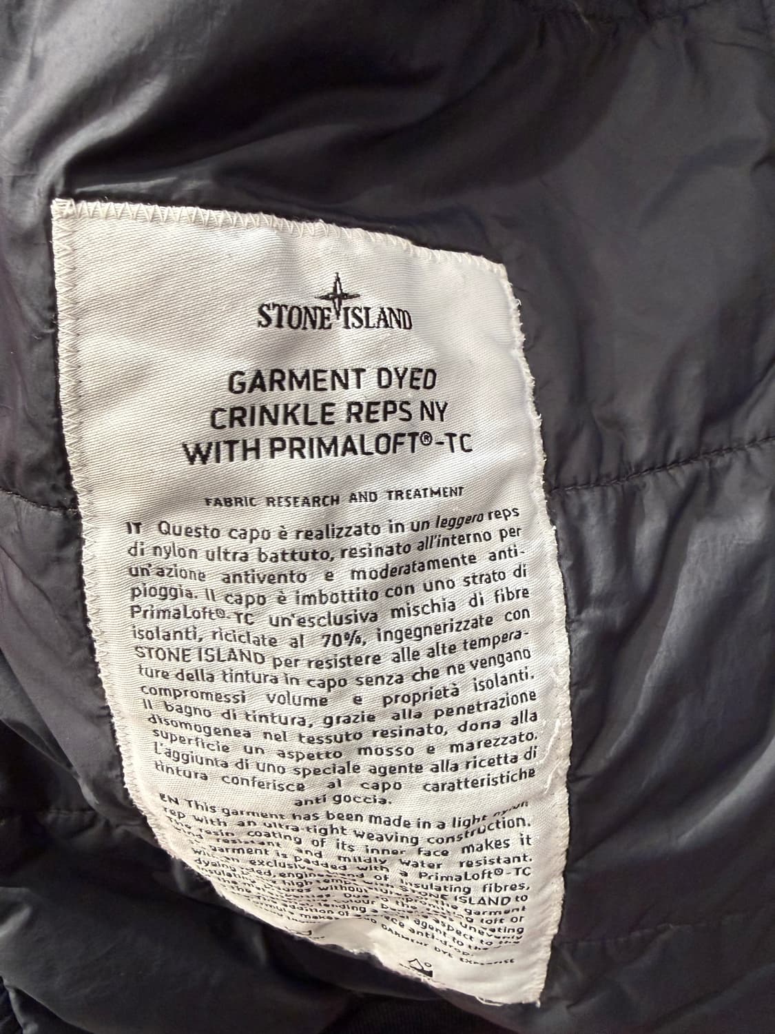 스톤 아일랜드 크링클랩스 패딩 상품이미지5