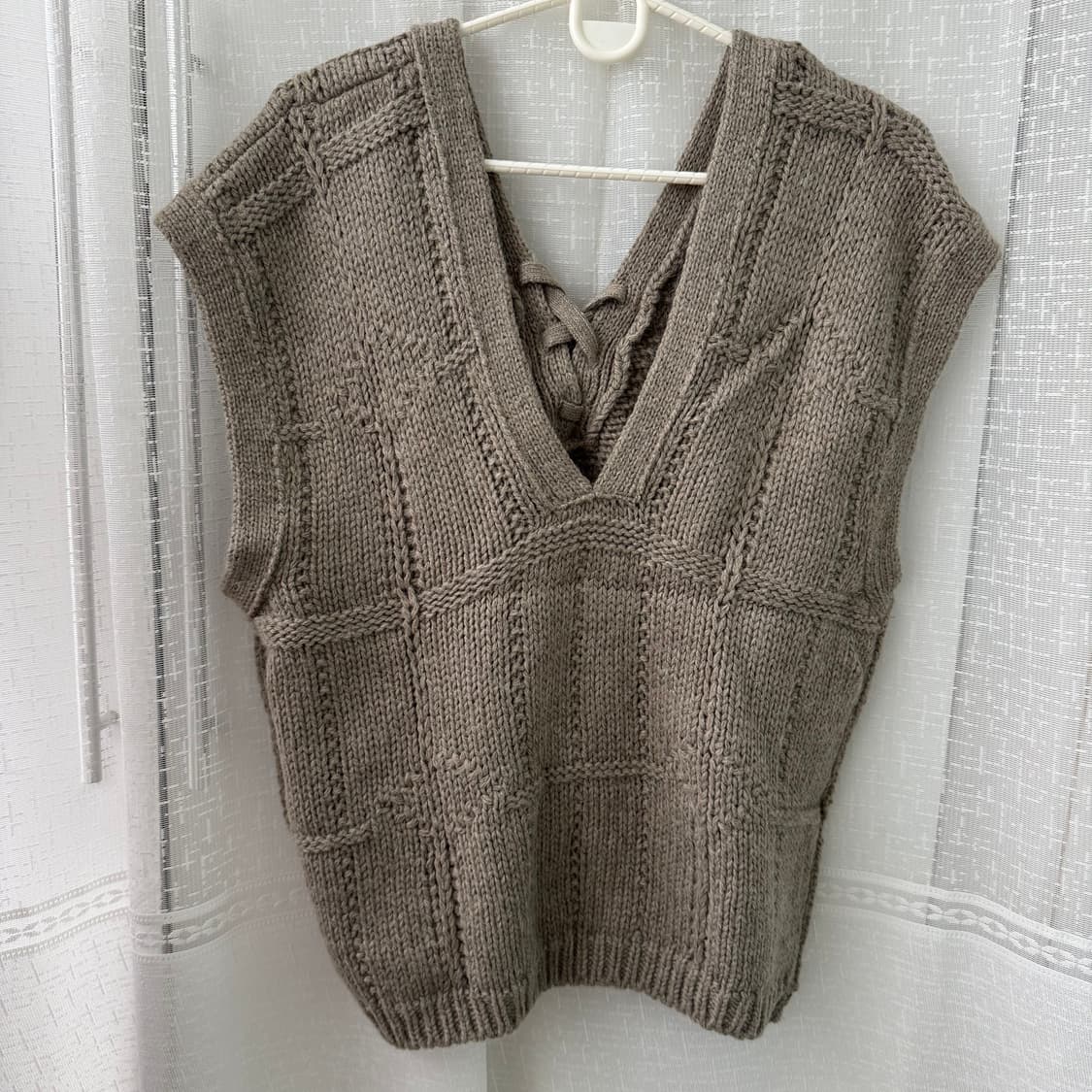 예쁜 니트 조끼 모리걸 빈티지 상품이미지1