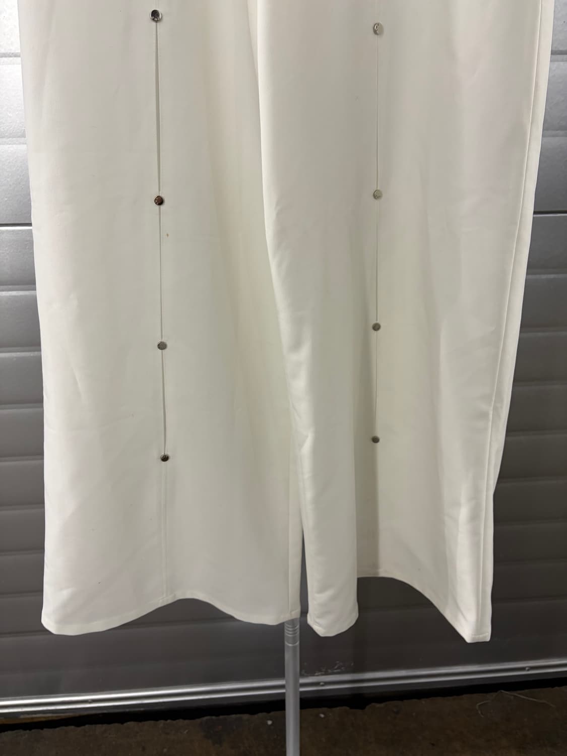 TREEMINGBIRD Rivet Slit Trouser [White] 상품이미지4