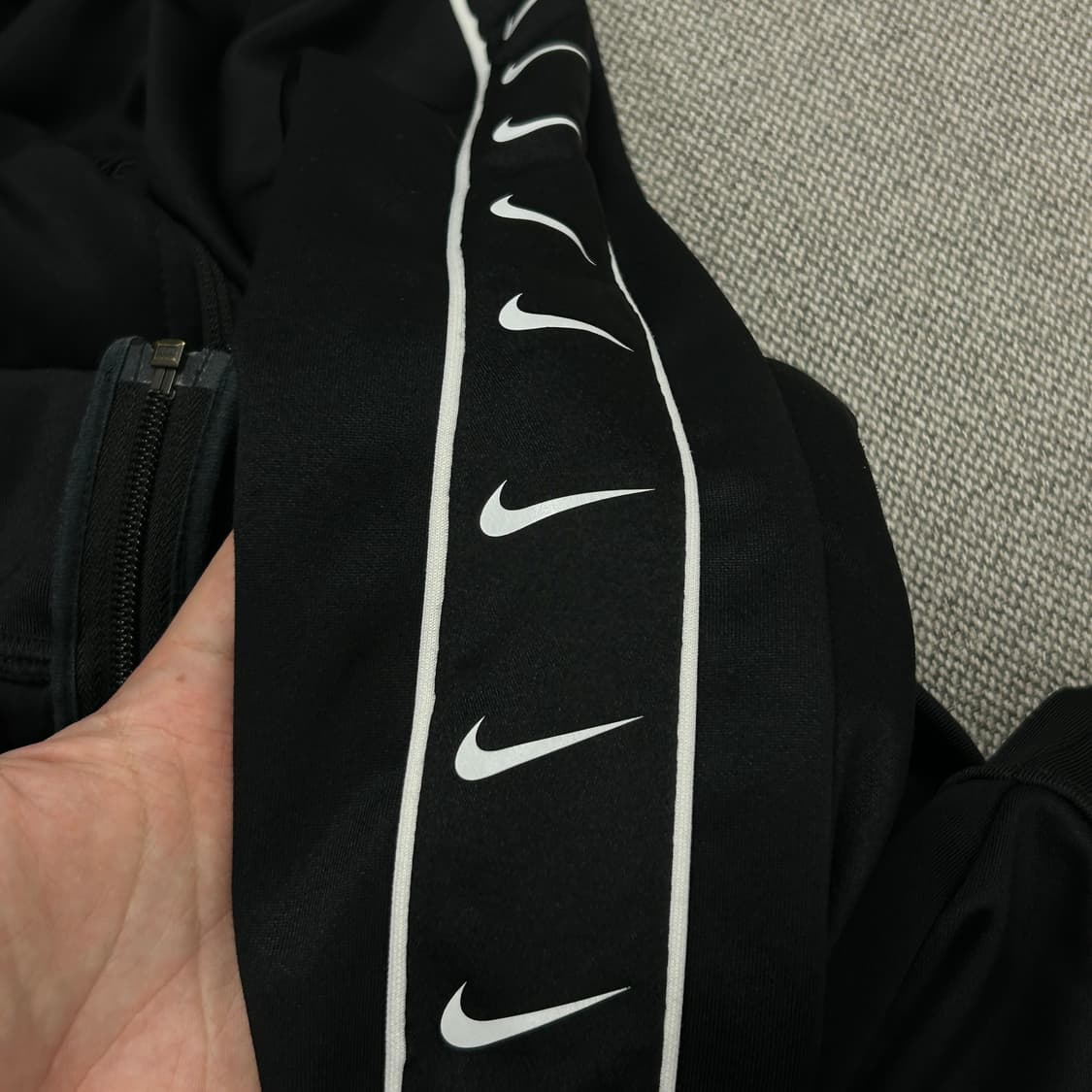 나이키 블랙 사이드라인 트랙탑 져지(XL) 상품이미지5