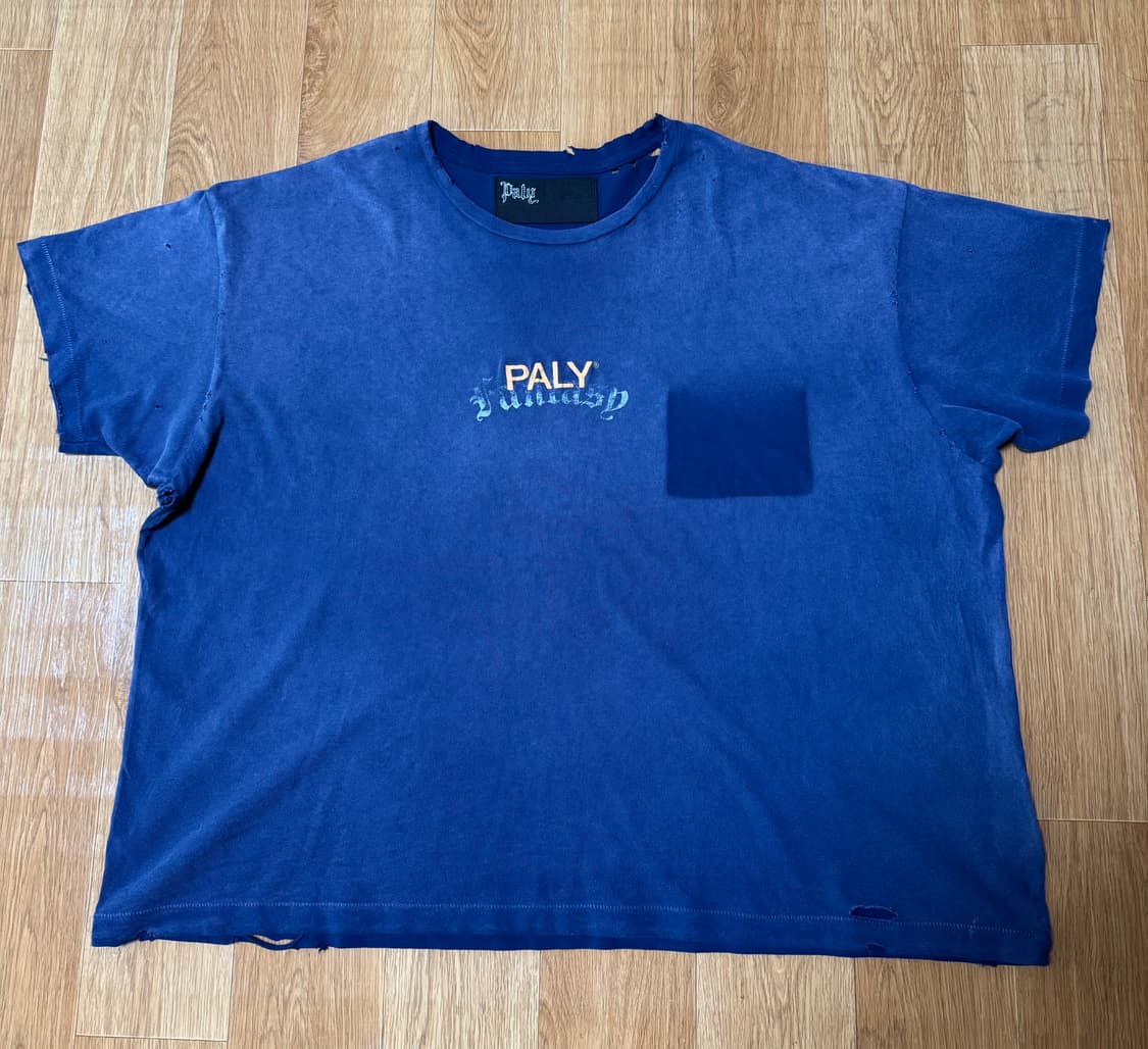 팔리 할리우드 코어 로고 티셔츠 네이비 상품이미지1