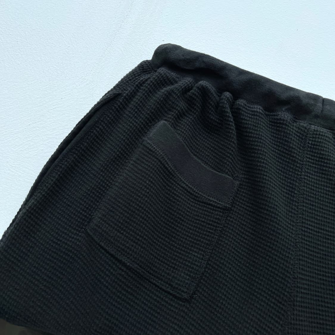 폴로 기본 포니 슬립 웨어 블랙 와플 팬츠 상품이미지7