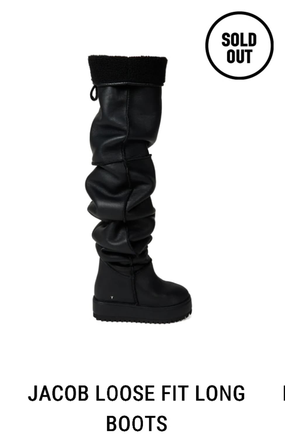 YELLO 블랙 어그 부츠  상품이미지1